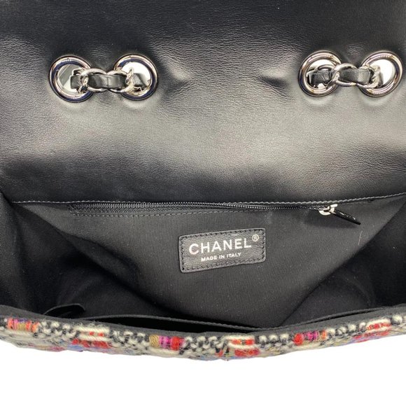 Chanel 2017 Classic Tweed Multicolor Shoulder Bag - Picture 8 of 10